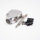 Full Metal Jacket Shell Zinc Alloy Housing For D-sub 9Pin