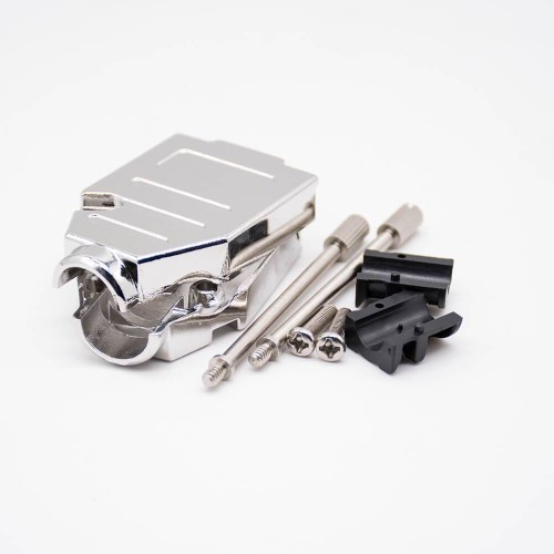 Full Metal Jacket Shell Zinc Alloy Housing For D-sub 9Pin