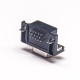 3pcs Hd d sub 15 pin D-SUB VGA 15 Pin Female Right Angle Though Hole Connector