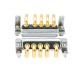 5W5 High Current Female Through Hole D-SUB 10A 20A 30A 40A Gold Plated Solid Pin with Bracket Right Angled