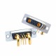 7W2 D-SUB Female Right Angled Through Hole 10A 20A 30A 40A Gold Plated Machine pin