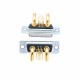 7W2 D-SUB Female Right Angled Through Hole 10A 20A 30A 40A Gold Plated Machine pin