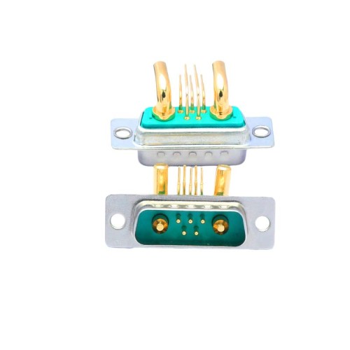 7W2 DB High Current Male Right Angled D-SUB Through Hole Machine pin 10A 20A 30A 40A