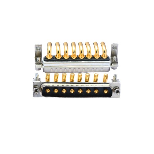 8W8 DB Male Right Angled Through Hole 10A 20A 30A 40A Gold Plated