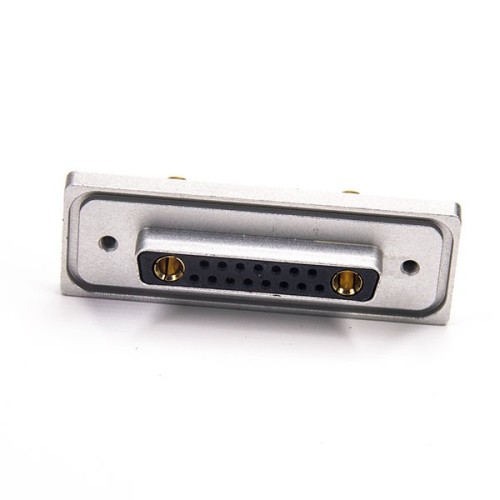 D sub 17w2 Female IP67 Waterproof D-sub Aluminum Alloy D-sub 17W2 Female Right Angle BoarD Mount Connector