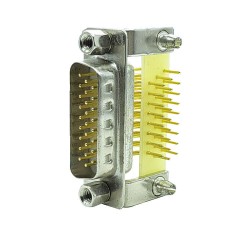 D SUB 26Pin Connector Right Angled Male Female Through Hole 26pin 3 Rows Bur