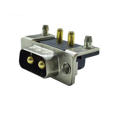 D SUB 2Pin Connector Right Angled Male Female Through Hole 2pin 1 Row High Current