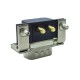 D SUB 2Pin Connector Right Angled Male Female Through Hole 2Pin Aluminium Alloy 2W2 High Current