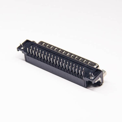 D sub 37 pin male connector R/A PCB Mounting 37 Way