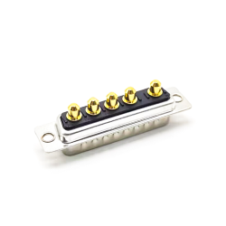 D-SUB 5W5 High Current Male Straight Through Hole 10A 20A 30A 40A Gold Plated Solid Pin Single Hole