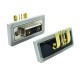 D SUB 7Pin Connector waterproof Right Angled Male Female Through Hole 7Pin Aluminium Alloy 7W2 High Current