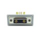 D SUB 7Pin Connector waterproof Right Angled Male Female Through Hole 7Pin Aluminium Alloy 7W2 High Current