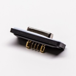 D sub 7w2 Waterproof Power Straight Female Through Hole for PCB Mount