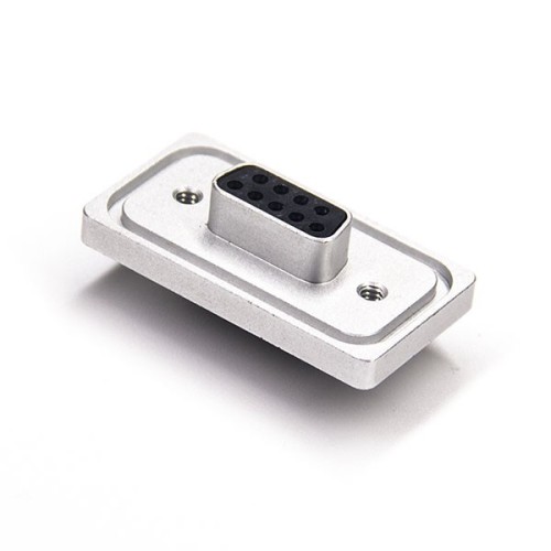 D sub 9 ip67 IP67 Waterproof D-sub Aluminum Alloy D-sub 9 Pin Female Right Angle BoarD Mount Connector 20pcs