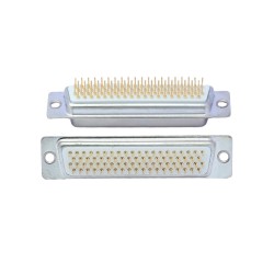 D-SUB Female 78Pin Straight Through Hole Gold Plated Machine pin Single Hole