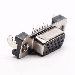 D-sub High Density 15 Pin Right Angled Female for PCB Moun