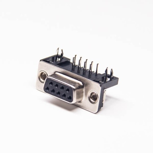 d-sub PCB D-SUB 9 Pin rigt angle Pin Female Connectors 20pcs