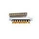 DB 8W8 Female Straight Solder Gold Plated Machine pin