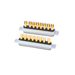 DB 8W8 Female Straight Solder Gold Plated Machine pin