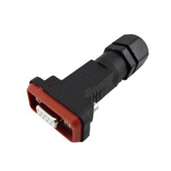 Ip68 Waterproof D-sub 9 Pin Female Assemblies Connector