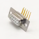 Machined 9 Pin D-sub Right Angled Female Through Hole for PCB Mount 20pcs