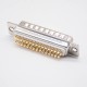 Machined D Sub 44 Male Three Rows Straight Solder Cup D Sub Connector