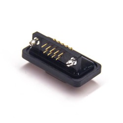 Standard IP67 Waterproof D-sub 9 Contact Right Angle PCB Mount Connector