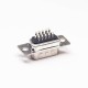 Vga d sub 15 pin male connection steel chassis Lot solder for cable 20pcs