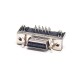 SCSI 20 PIN Connector HPDB Female Angled Through Hole Panel Mount