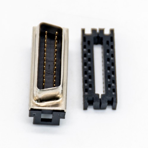 SCSI 26 HPDB Pin Straight Male IDC Connector