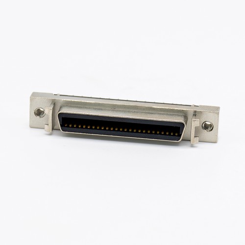 SCSI 50 Pin HPCN Straight Female Through Hole Connector