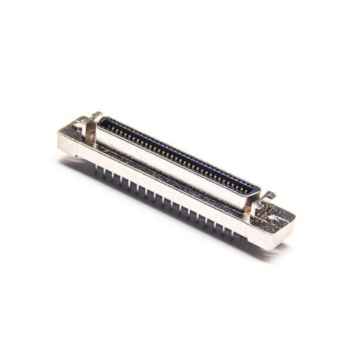 SCSI 50 Pin HPCN Straight Female Through Hole Connector