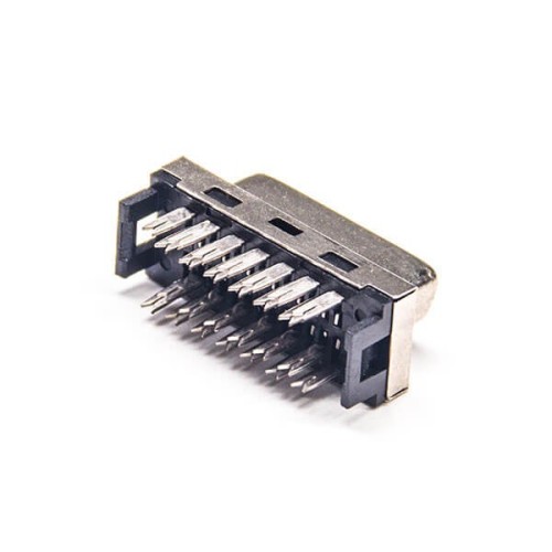 SCSI Female HPDB 26 Pin Straight IDC Connector