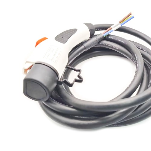 Electric Car Charging Cable GB/T 20234.2 Plug for Vehicle Side with Open end Cable 5meter length