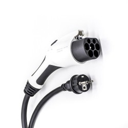 GB/T AC Charging Connector Plug 16A 250V Single Phase EV Charger Mode 2 with 5 M Cable For Vehicle End