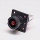 1 Pin Waterproof Connector IP67 8mm Black Right Angle Plug and Socket 200A Busbar Lug