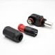 HV Connector Right Angle Plug Female Black 1 Pin 12MM 350A Plastic IP65 surlok plus