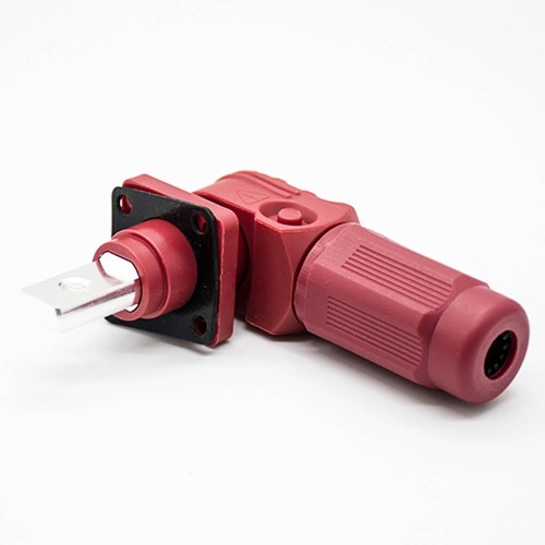 Surlok Clamps Busbar Lug 8mm Right Angle Plug and Socket Red IP67 200A Current