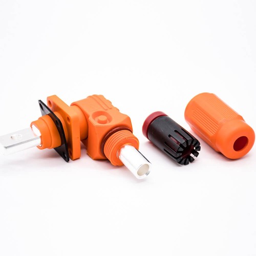 Surlok Connectors 12mm Right Angle Plug and Socket IP65 300A Busbar Lug Socket