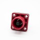 Surlok Plug and Socket 6mm Red IP65 100A Busbar Lug Right Angle Connector