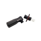 Surlok Power Connectors IP67 200A Right Angle Busbar Lug Plug Socket 8mm Black Plastic