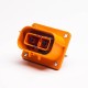 HVIL Plastic 2 Pin Socket 150A 6mm M6 Screw Holes A Code Straight Connector