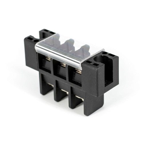 3 Pin Panel Feed Through Terminal Block 30A 600V UL94-V0