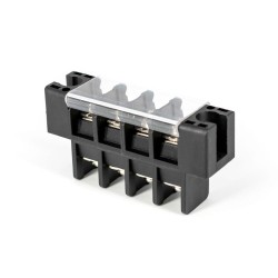 Panel Feed Through Terminal Block 4 Pin 30A 600V Straight