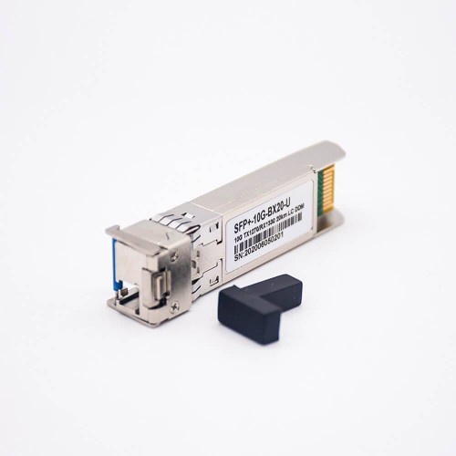 10G Fiber Transceiver LC Interface SFP+ BIDI SMF TX1270/RX1330 20KM DDM