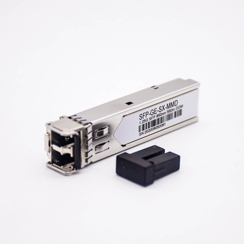 Duplex SFP Module MMF LC Interface 850nm 550M DDM 1.25G Optical Module