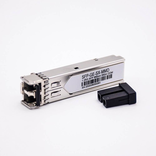 Duplex SFP Module MMF LC Interface 850nm 550M DDM 1.25G Optical Module