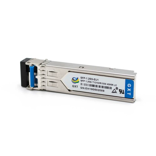 SFP-1.25G-EU1 1.25G SFP T1310/R1550 40km DOM Simplex LC SMF Optical Transceiver Module