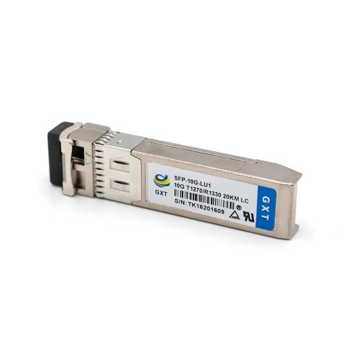 SFP-10G-LU1 10G SFP+ T1270/R1330 20km DOM Simplex LC SMF Optical Transceiver Module