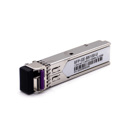 SFP-BX100-U 1.25G SFP T1490/R1550 100km DOM Simplex LC SMF Optical Transceiver Module